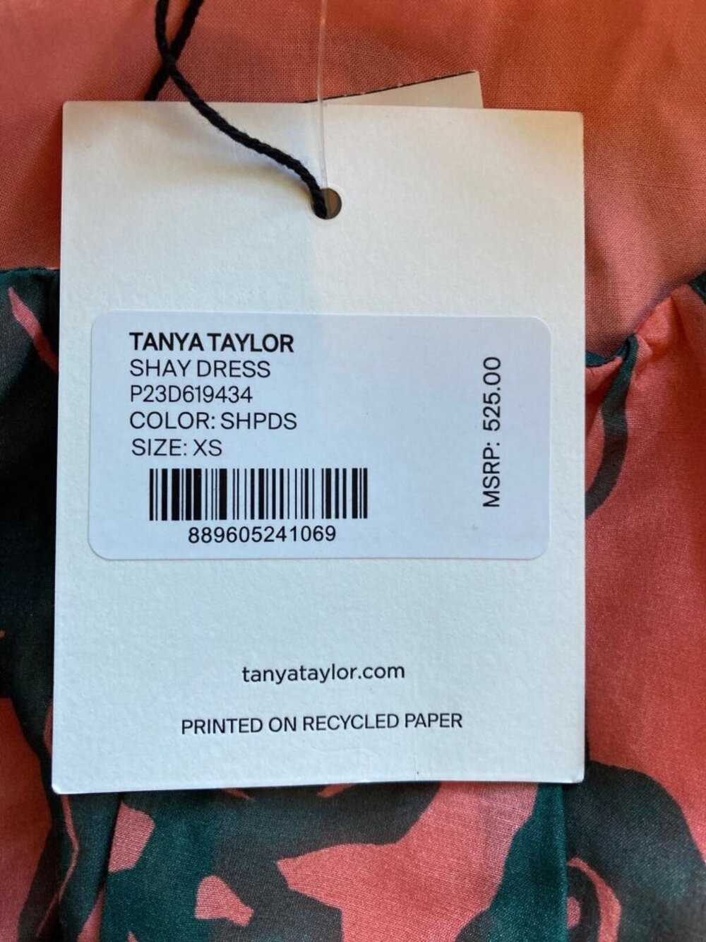 Tanya Taylor Floral Belted Mini Dress - A-Line XS - New with Tags - Picture 3 of 5